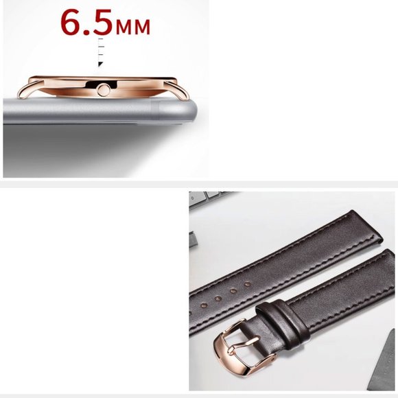 2-3 Olevs Men's Classic Casual Thin & Light Watch - Picture 7 of 8